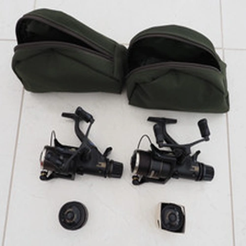 Pair of Shimano Baitrunner Aero GT 5010 SR Series Fishing Reels