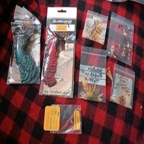 Job Lot Fly Tying Amherst and Golden Pheasant