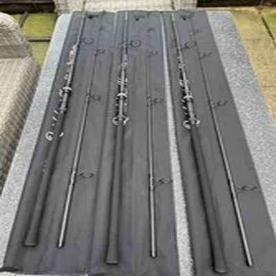 2 x ESP Quickdraw 4K Carp Rods 10ft 3.25lb and 1 x 10ft 4.5lb Spod Rod