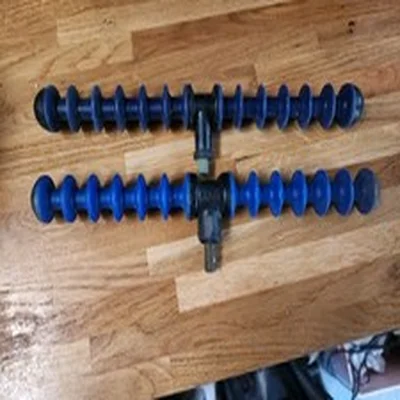 boss feeder / leger rod rests - pair blue - used coarse match fishing