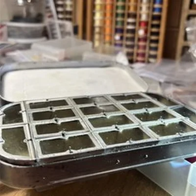 Hardy Brothers - Wheatley Aluminium Dry Fly Box 16 Compartment - Ethafoam Lined 