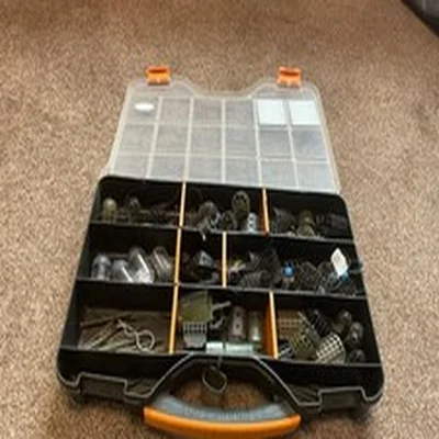 COARSE FISHING CAGE FEEDERS BUNDLE IN CASE PRESTON xxx