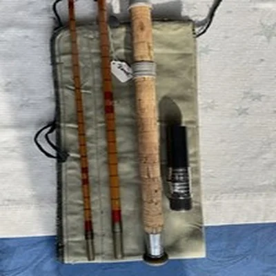 Rare Antique Split  Cane By Horgard . Float/salmon Rod, 13 1/2ft The ‘iona’.