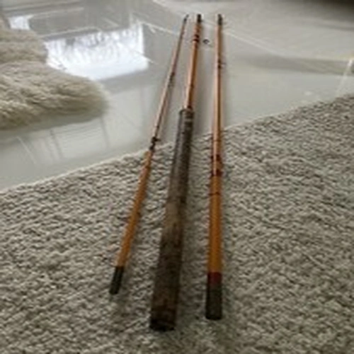 Vintage Fishing Rod By Forshaws Of Liverpool Model Is Ultimate fibreglass 12ft