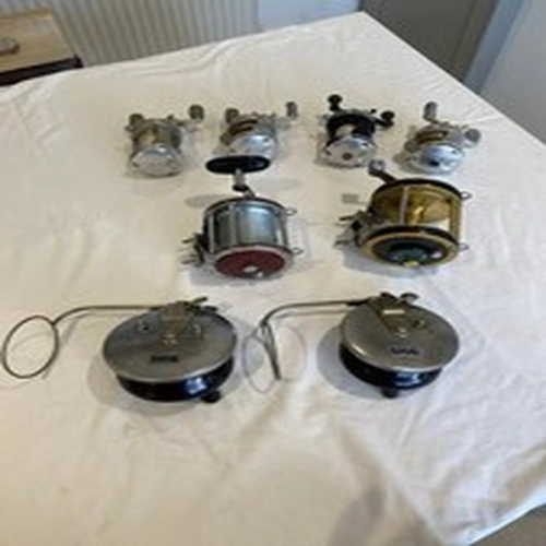 Collection Of Sea Fishing Reels . Abu Garcia , Alvey , POLICANSKY MONARCH 2020.