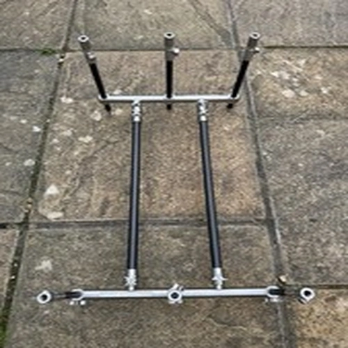 One More Cast Heist Rod Pod Stainless & Carbon