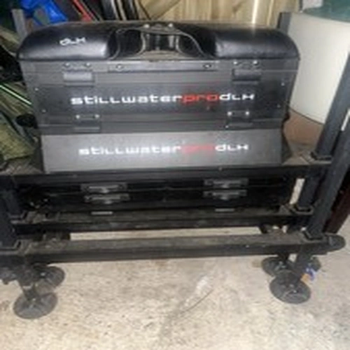 Stillwater Pro DLH Fishing Seat Box System w/ Drawers & Footplate Platform