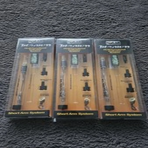 3x Solar Titanium  short arm indicator system with carbon bodies