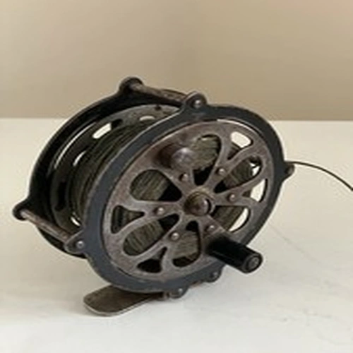 Vintage Skeleton Fly Fishing Reel - No Brand Marks