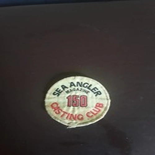 SEA ANGLER MAGAZINE 150 YARD CASTING CLUB CLOTH DISTANCE PROFICIENCY BADGE