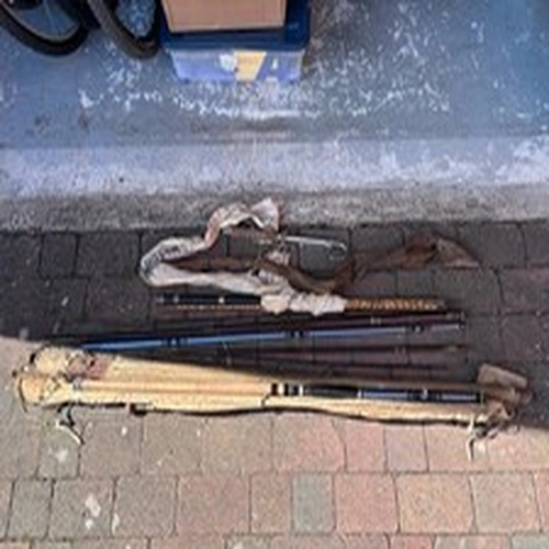 Vintage Anderson of Dunkeld three-piece greenheart salmon rod from early 1900s