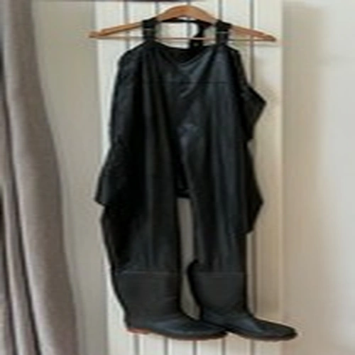 Men’s Chest Waders - Black - Size 42 Boot