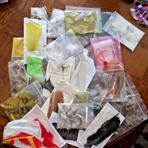 Large Range of Fly Tying Feathers  - Job Lot of 24
