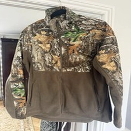 Mens Outdoor Realtree Carp Fishing Fleece Size Medium