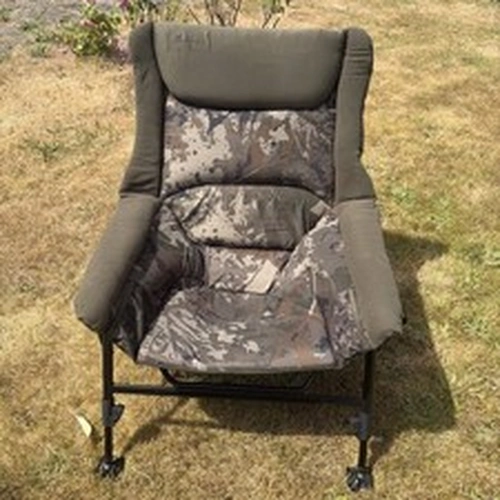 Nash Indulgence Emperor Chair - T9533 - Carp Fishing Comfy Camo Chair