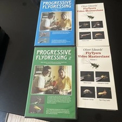 Fly Tying VIDEOS FLY TYING  X 4