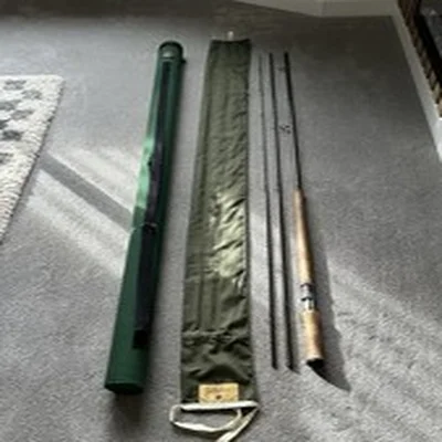 Hardy Demon Salmon Fly Rod 14' #9 Including Cloth Bag And Protective Case.