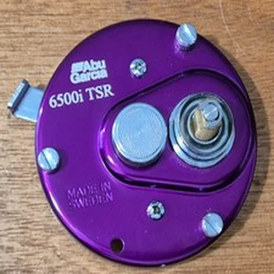 A USED ABU AMBASSADEUR 6500i TSR TOURNAMENT HANDLE END PLATE + GEARS BEARING CAP