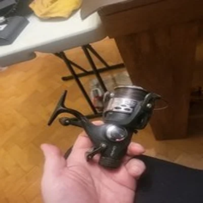 Max 40 Carp Fishing Free Runner Reel with 8lb Line