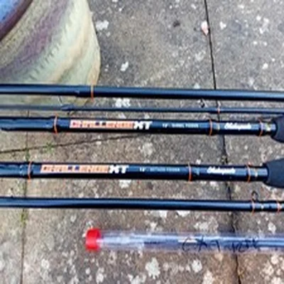 x2 Shakespeare 12 ft Feeder Rods