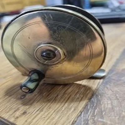 Fly Fishing Reel brass vintage 2 1/4"