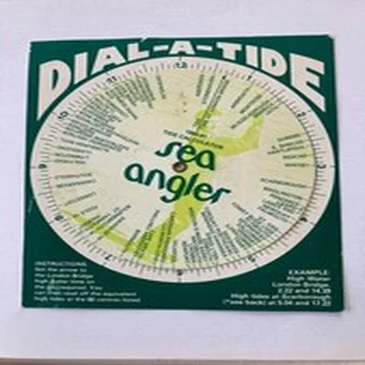Sea Angler Tide Calculator - Dial - A - Tide - 1980 - 81