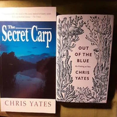 2 Chris Yates Fishing Books-The Secret Carp & *Signed* Out of the Blue. Angling.
