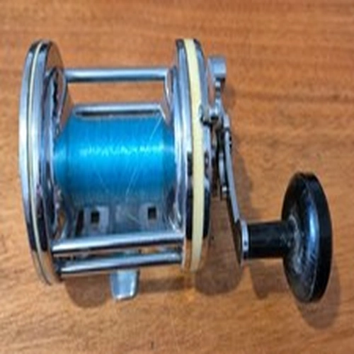 A VINTAGE MITCHELL 624 BOAT FISHING REEL RELIABLE OLD REELS FOR COD POLLOCK BASS