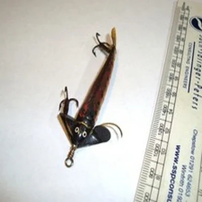 Vintage fishing old bait phantom minnow vintage old fishing lure minnow