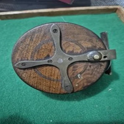 Vintage Wooden Fly fishing reel