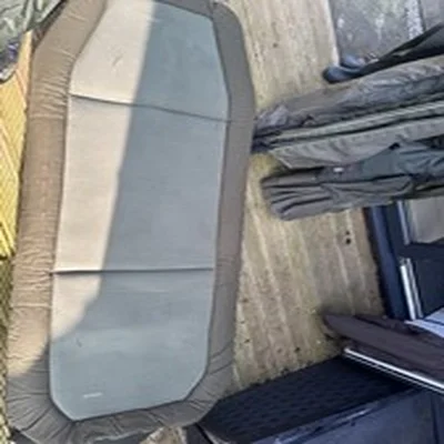 Trakker Levelite ELS Bedchair. With Nash pillow and Aqua bedchair cover.