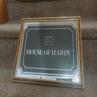 Beautiful Large House Of Hardy Fishing Advertising Mirror