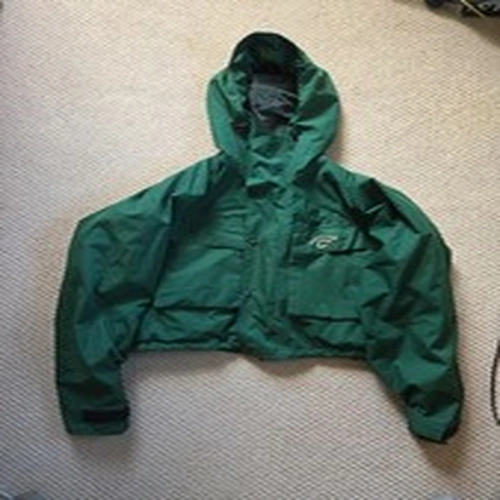 Touchstone Fishing Wading Jacket. Size Medium.  Green.