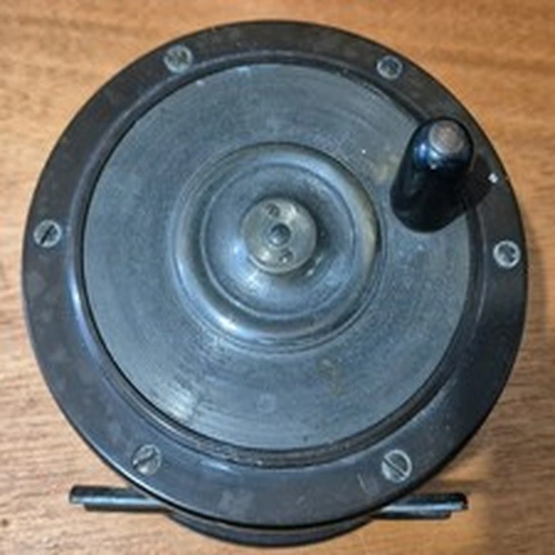 A FINE SCOTISH 4 1/2" SALMON FLY REEL IN VERY GOOD CONDITION PERFECT ORDER