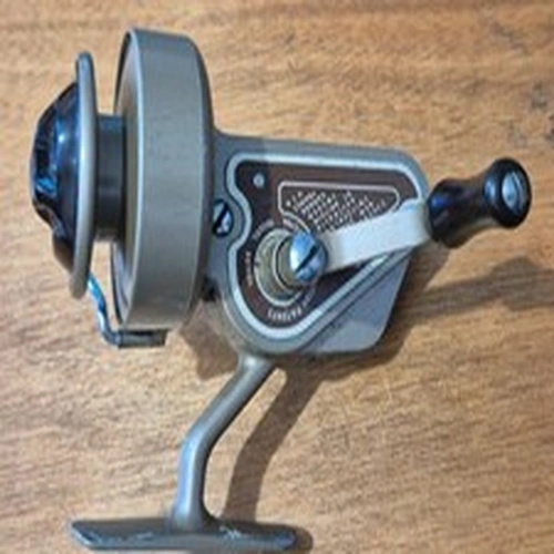 A FINE VINTAGE J W YOUNG AMBIDEX No1 SPINNING CASTING REEL HALF BAILARM