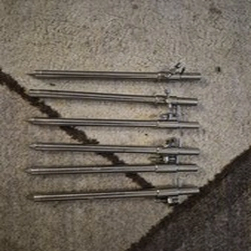 Stainless Steel Short Carp Fishing Bank Sticks 20-30cm 8"-12 Double Screw