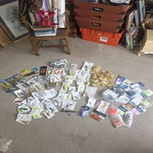 Mixed Lot Fishing Lures, Braid Scissors,