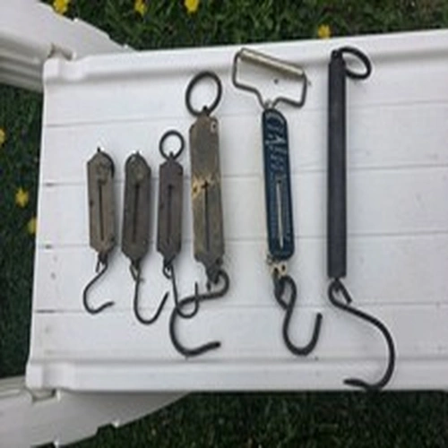 Rare Vintage Fishing Scales Job Lot X6 Scales Salter & Co Hughes & Co