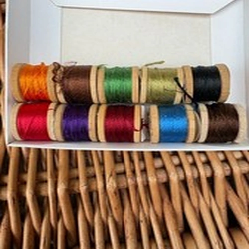 Pearsalls Marabou Fly Tying Silk - 10 Wooden Spools (Box Ref May 45)