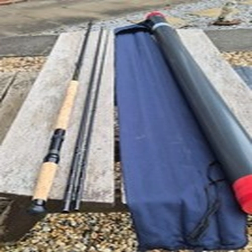 A SUPERB BRUCE AND WALKER POWERLITE SPEYCASTER 15FT 3 PIECE #10 DT LINES IN BAG