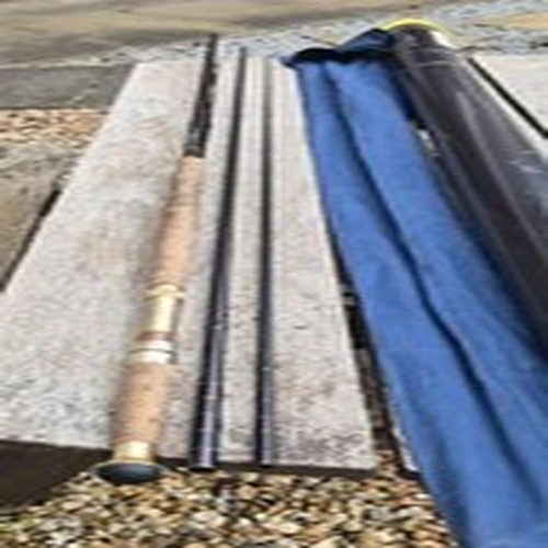 A GOOD BRUCE AND WALKER POWERLITE SPEYCASTER 15FT 3 PIECE #10 DT LINES IN BAG