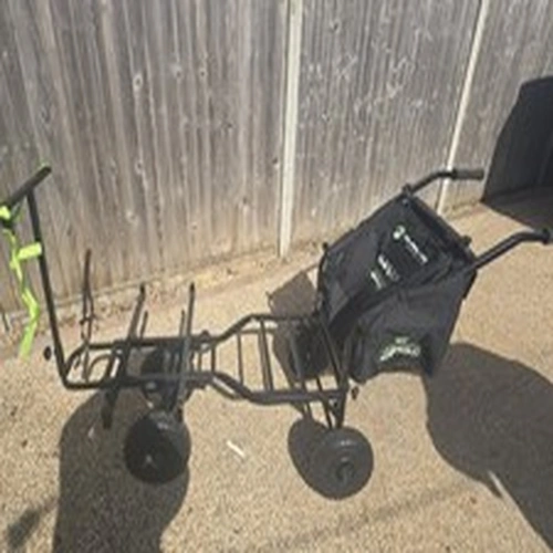 Fishing 4 Wheel Barrow Trolley Maver MV-R Trans-porta VGC
