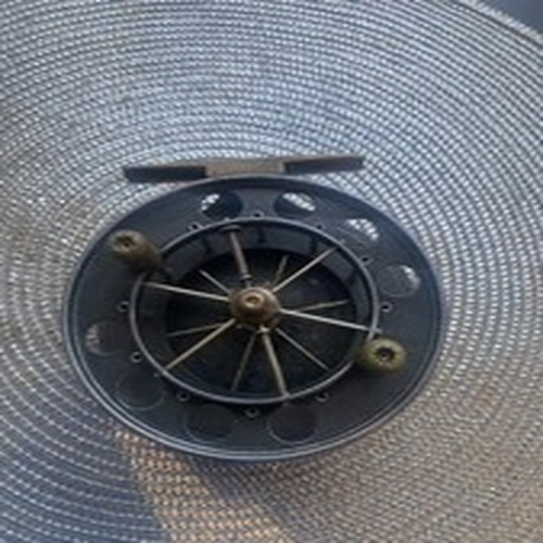 Allcocks aerial 12 spoke ventilated 4 inch wide drum mega rare beautiful reel 
