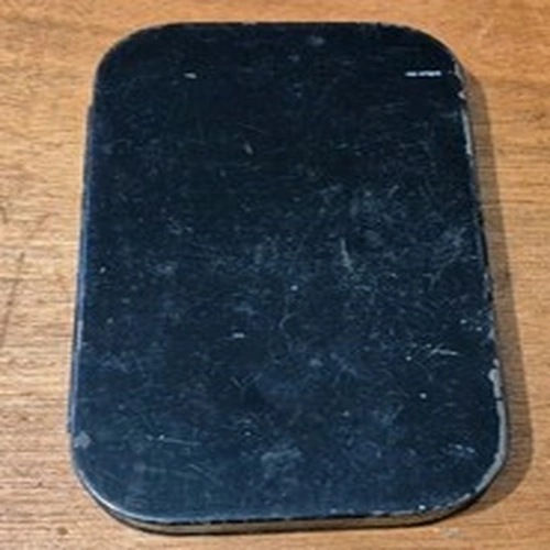 A GOOD EARLY C FARLOWS OF LONDON BLACK JAPANED FLY BOX GOOD USABLE BOX