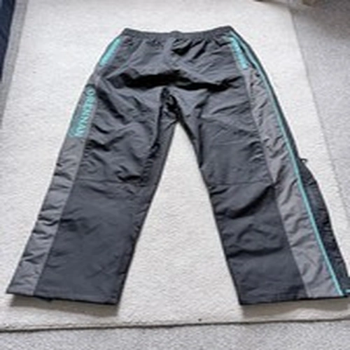 DRENNAN XXXL WATERPROOF OVER TROUSERS  ELASTICATED WAIST ZIPPED LEGS used once