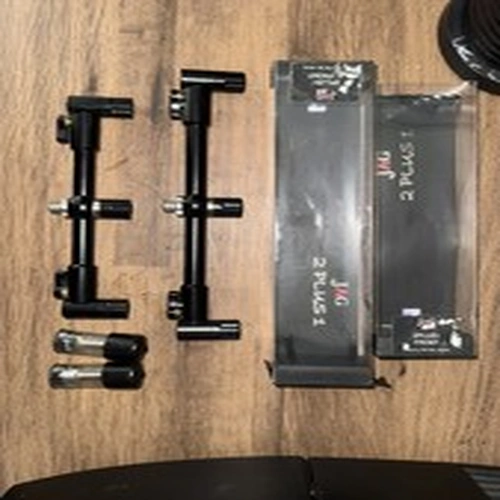 2x Jag Prolite Black 2 Plus 1 Front & Rear Buzz Bars Carp tackle setup