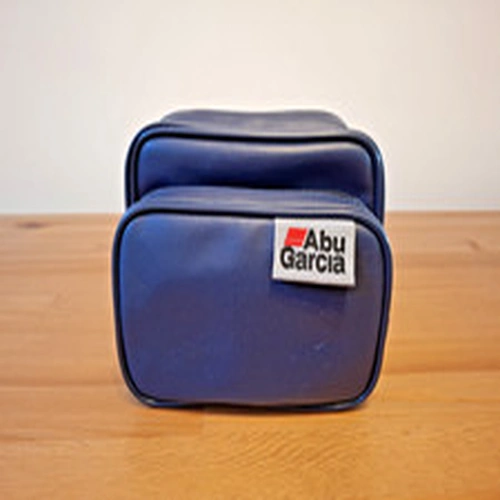 Abu Garcia Fishing Reel Case with front spare spool pouch -Used Good Condition