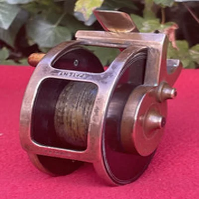Rare - Simplex Patent by J W Young Centerpin Reel Precursor to Allcock Aerial