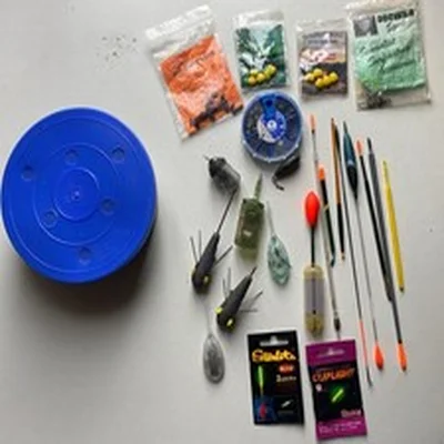 Selection Of River & Sea Fishing Floats, Weighs ,bait box etc