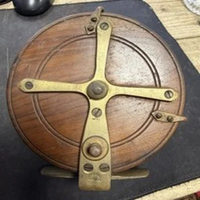 Antique Carter and co. London Nottingham 5 " Casting reel